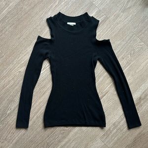 H&M cut out shoulder sweater top